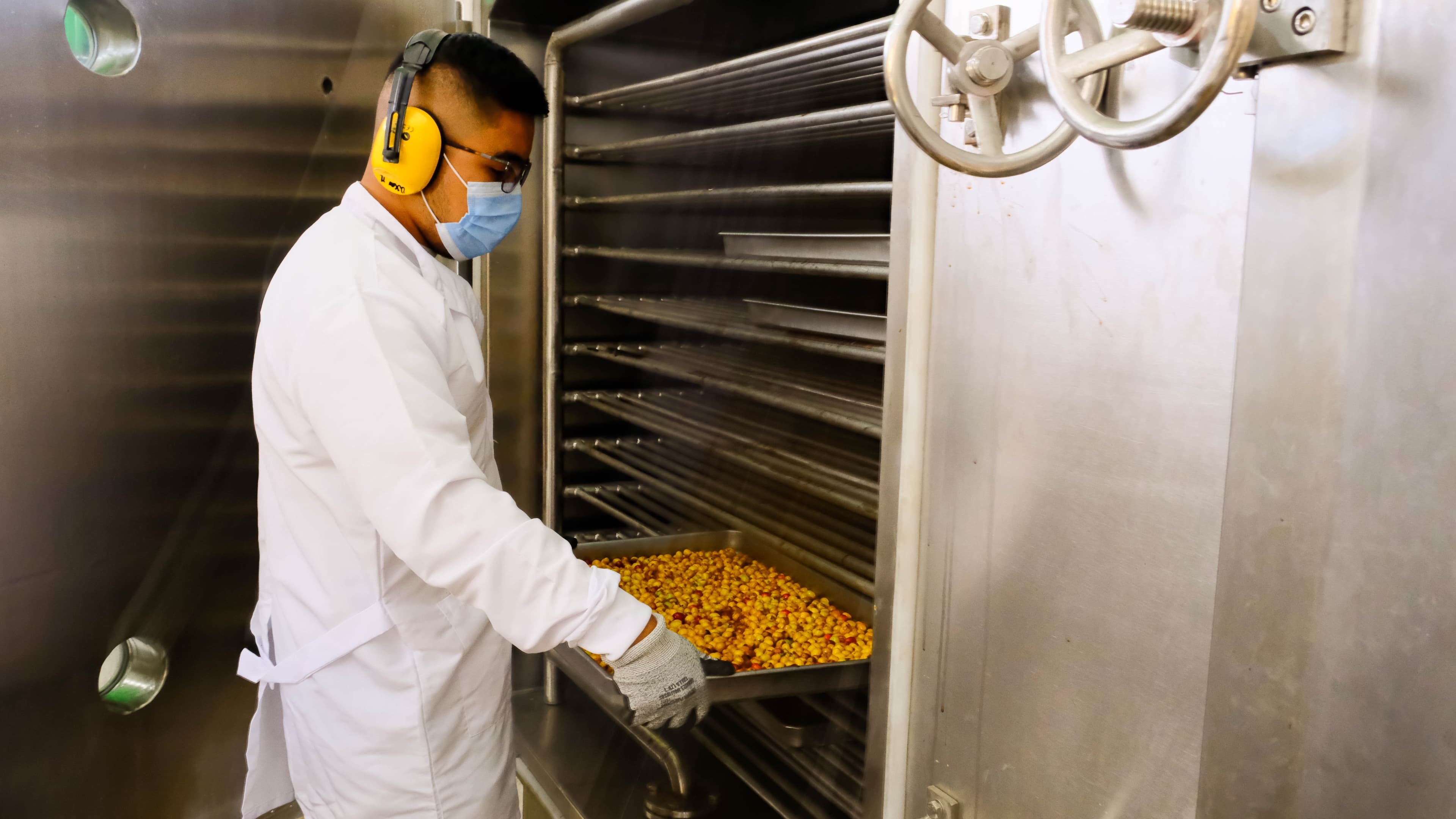 ZEO Coffee processing with freezing equipment