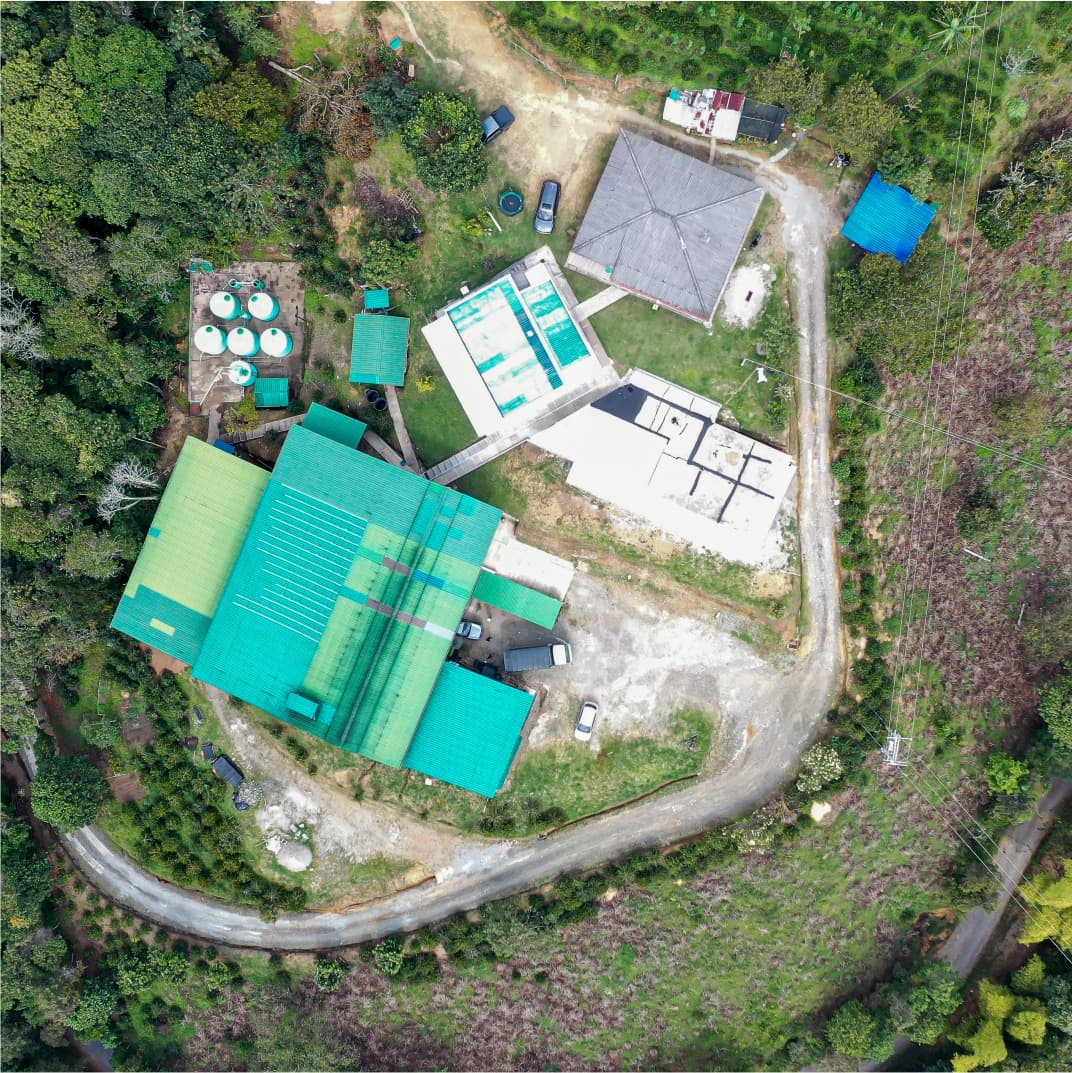 Finca El Paraíso coffee farm landscape