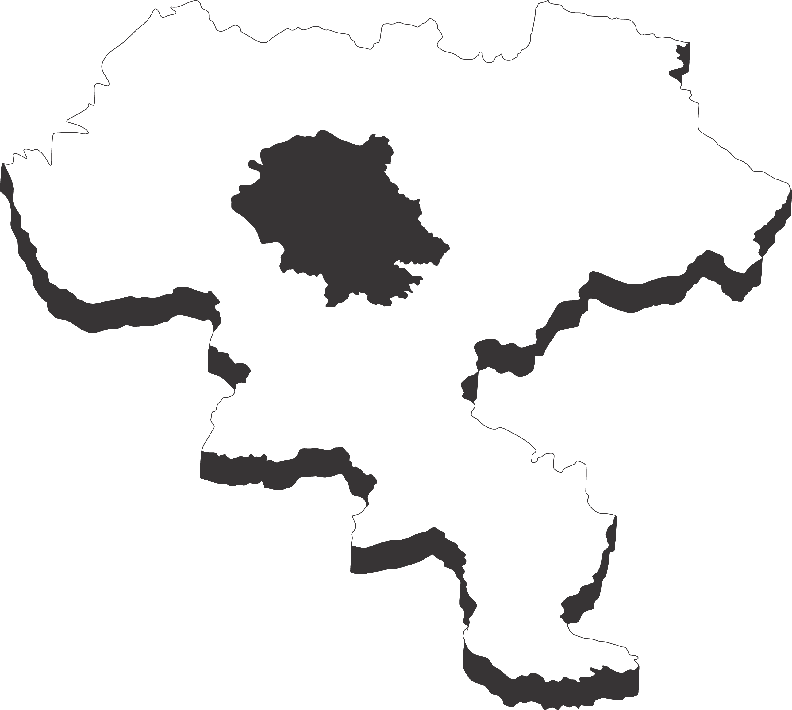 Map of Cauca, El Tambo, Colombia showing location of Finca Villa Esperanza